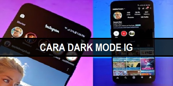 Cara Dark Mode IG (Instagram) For Android Dan iOS