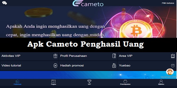 Apk Cameto Penghasil Uang