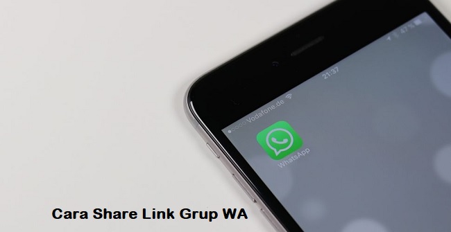 Cara Share Link Grup WA