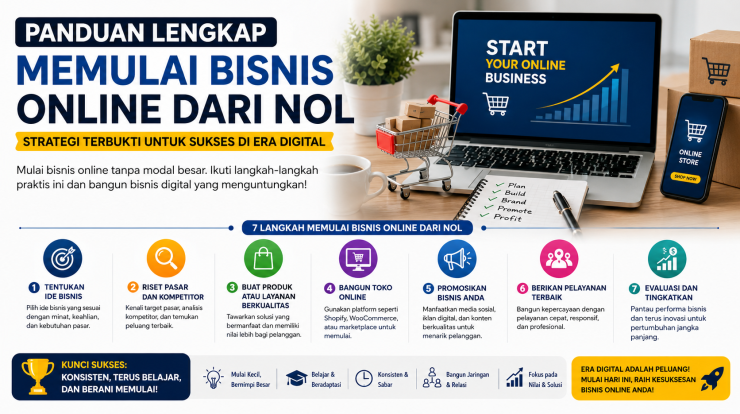 Panduan Lengkap Memulai Bisnis Online dari Nol: Strategi Terbukti untuk Sukses di Era Digital